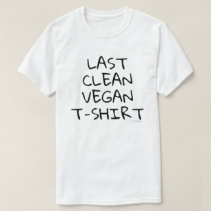 Última camiseta vegana limpia (Blanca)