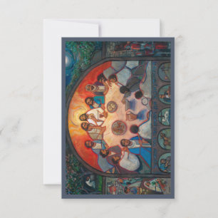 Última cena, Tarjeta de Oración para Semana Santa,