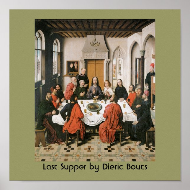 Última cena vintage arte religioso (Frente)