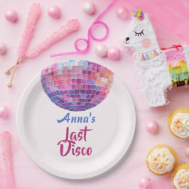 Última fiesta de soltera de Disco | Platos de cart