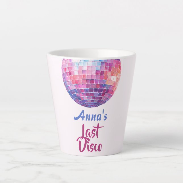 Última fiesta de soltera de Disco | Taza de Latte (Anverso)
