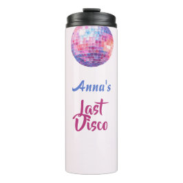 Última Fiesta de Soltera de Disco Vaso Térmico Ros