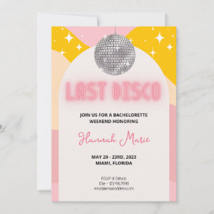Última invitación de soltera disco