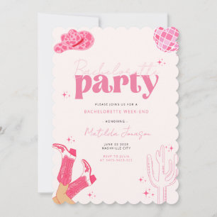 Última invitación para una fiesta de despedida de 