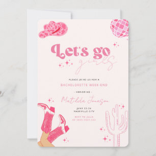 Última invitación para una fiesta de despedida de 