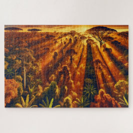 "Última luz en la jungla" - Rompecabezas