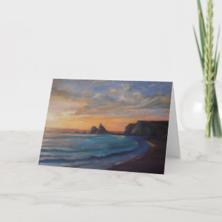 Última luz en la tarjeta de bienvenida de Martin's