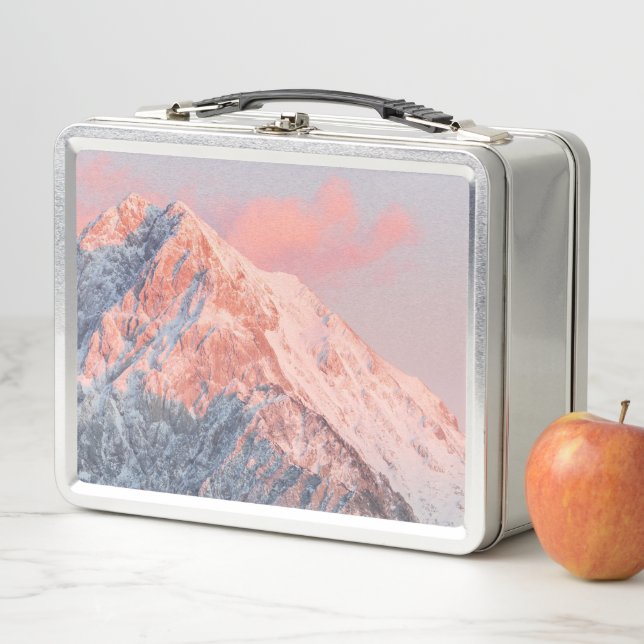 Última luz solar en la montaña Storžič, Eslovenia (In situ)