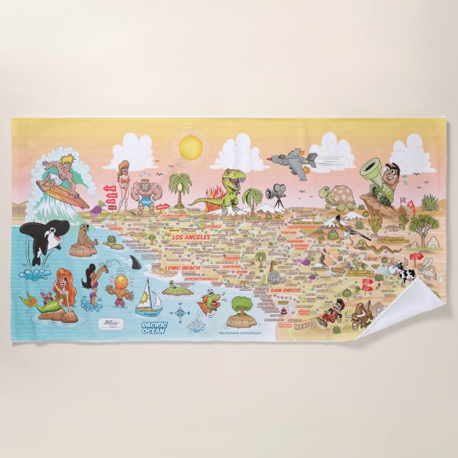 Última manta de playa del sur de California (Anverso)