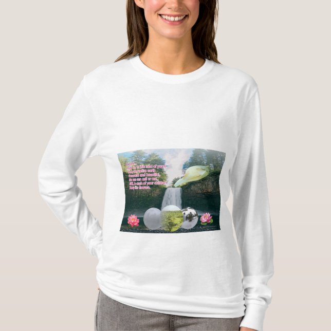 Última Mujer Camiseta Ambiental (Anverso)