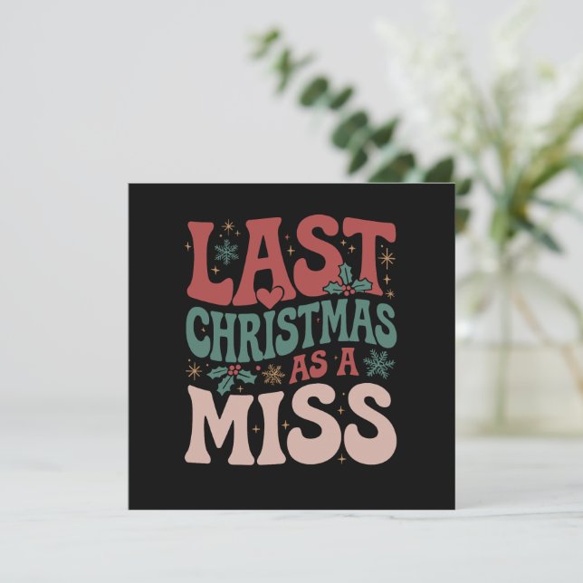 Última Navidad como Novia del Futuro de Miss Navid (Anverso de pie)