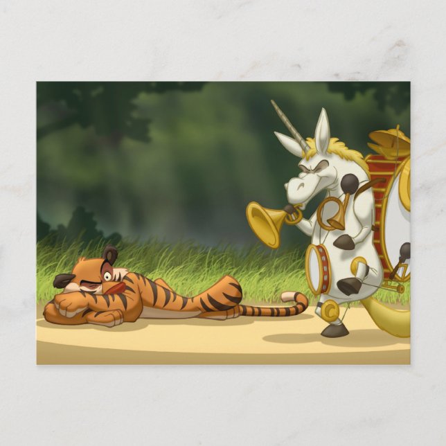 Última postal de Unicornio (Anverso)