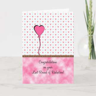 Última ronda de tarjeta de felicitación por radiac