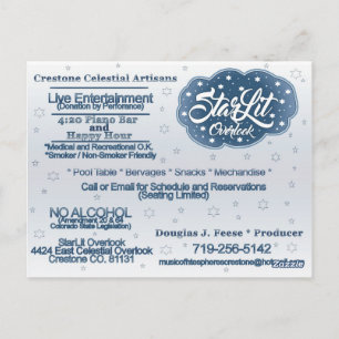 Última tarjeta postal StarLit OverLook