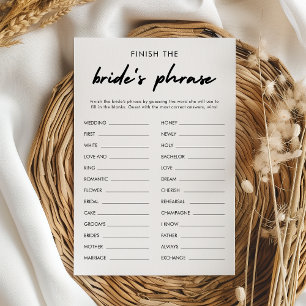 Última versión de la tarjeta de juego de novias co