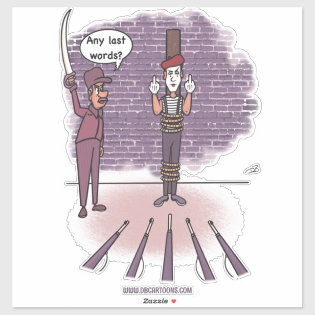 Últimas palabras Personalizado Pegatina de corte (Hoja)