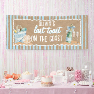 Último brindis, pancarta de desayuno nupcial de Kr