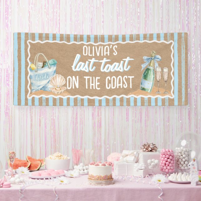 Último brindis, pancarta de desayuno nupcial de Kr (Fiesta)