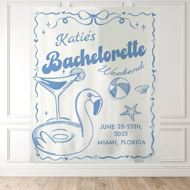 Último brindis playa Despedida de soltera Tapiz (Subido por el creador)