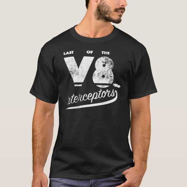 Último de los interceptores V8 camiseta esencial (Anverso)