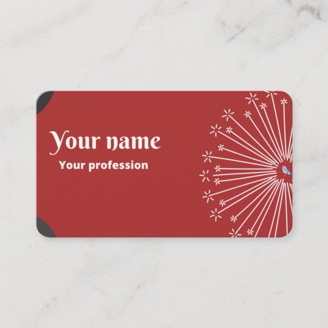 último diseño de tarjeta de visita para usted (Anverso)