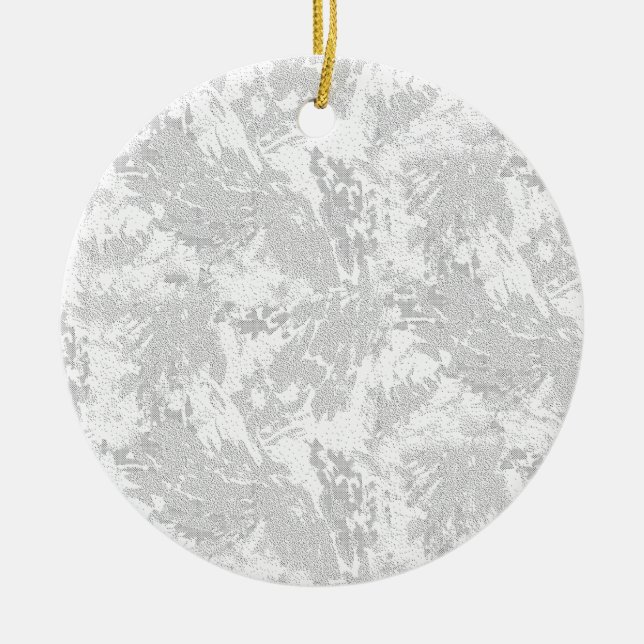 Último Personalizado TextLogo Ornamento cerámico (Frente)