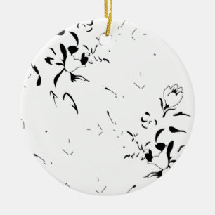 Último Personalizado TextLogo Ornamento cerámico