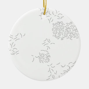 Último Personalizado TextLogo Ornamento cerámico