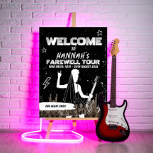Último signo de bienvenida de la banda de rock de