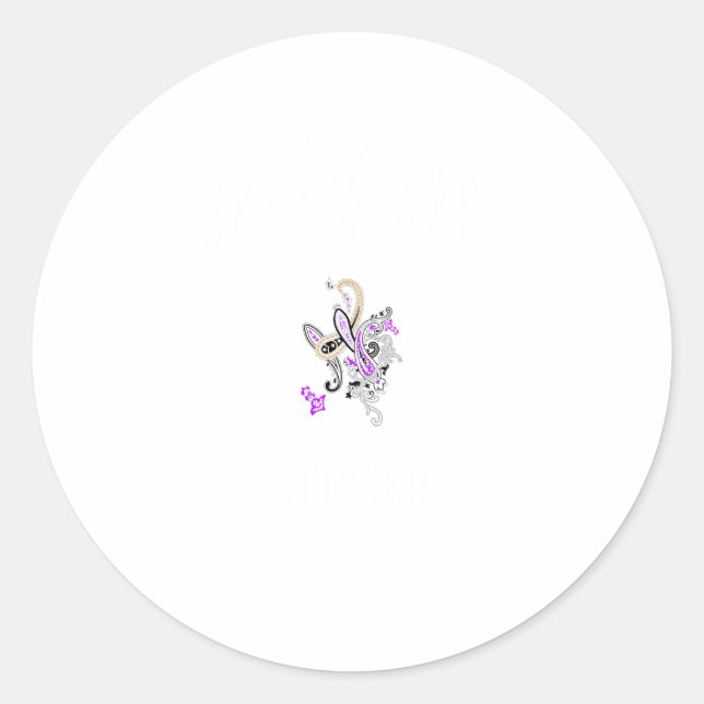 Últimos Pegatinas de TextLogo de Personalizado (Anverso)