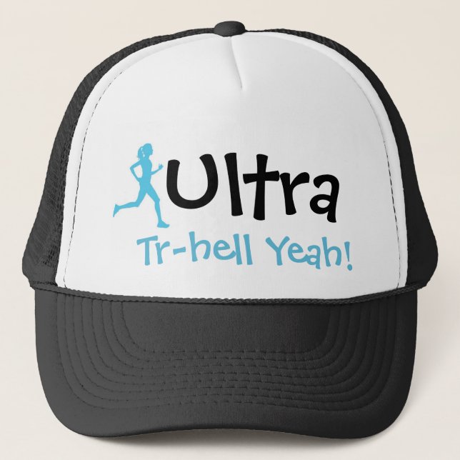 Ultra gorra del maratón - funcionamiento del (Anverso)
