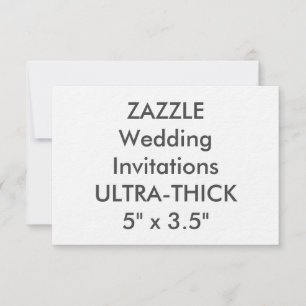 ULTRA-THICK 360 lb 5" x 3,5" Invitaciones a bodas