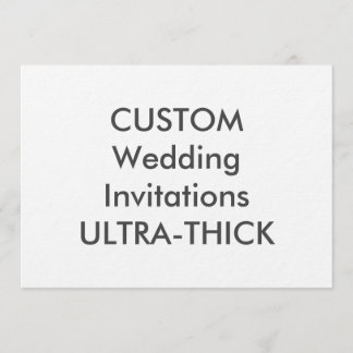 ULTRA-THICK 360 lb 7" x 5" Invitaciones a matrimon