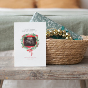 Ultrasonido Foto Acuarela Camión Feliz Navidad