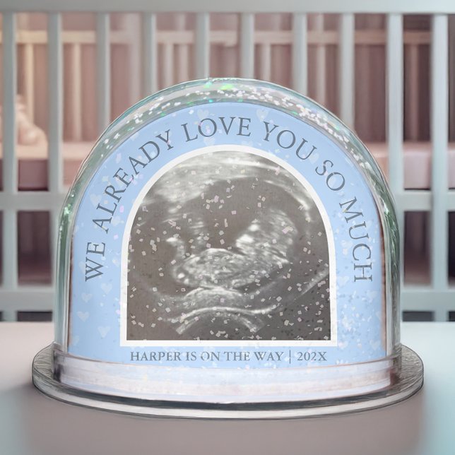 Ultrasound We Love You Already Keepsake (This ultrasound snow globe is a heartfelt way to celebrate the joy of expecting a baby. )