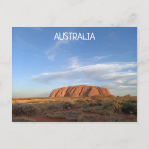 Uluru Australia Tarjeta Postal