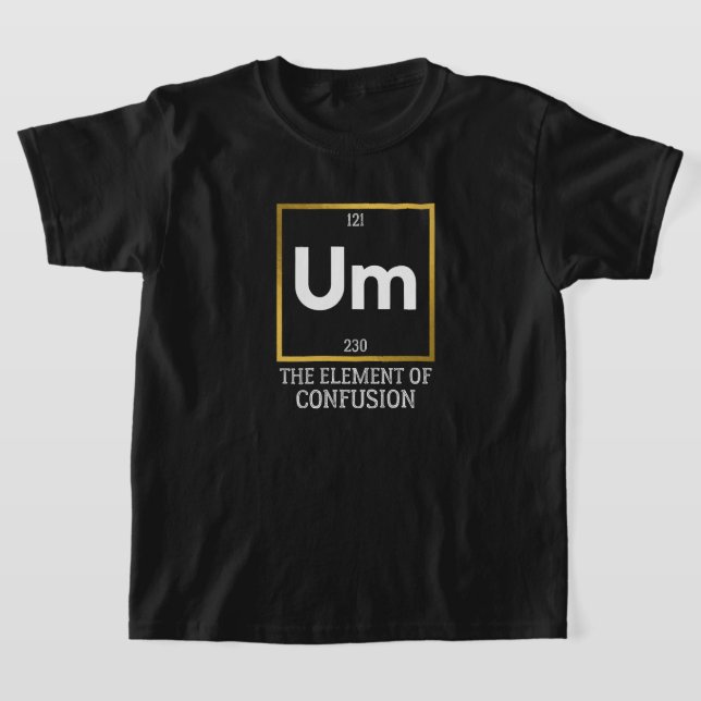 Um El elemento de la camiseta de confusión (Distribución)