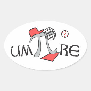 um-Pi-re - Pegatinas divertidas del símbolo Pi reg