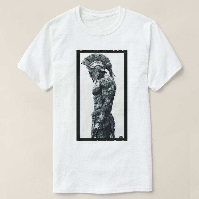 Uma camiseta gola canoa masculino simples  (Diseño del anverso)