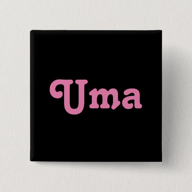 Uma de botón (Anverso)