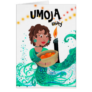 Umoja - Espíritus de Kwanzaa Notecard