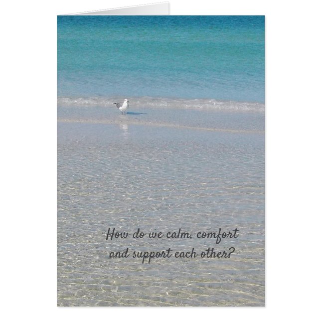 Un abrazo..................." (Frente)