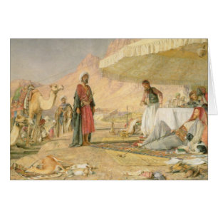 Un acampamento de Frank en el desierto del monte