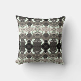 Un Agradable Cojín decorativo Blanco Y Negro