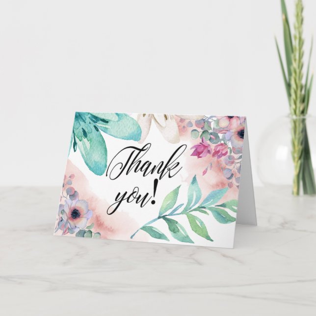 Un agradecimiento floral genérico (Anverso)