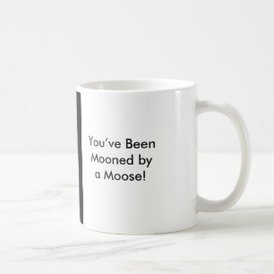 ¡Un alce le ha estado en la luna! Taza