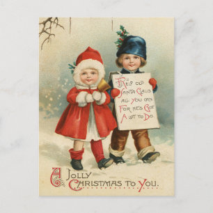 Un Alegre Navidad Para Usted - Postales Vintage