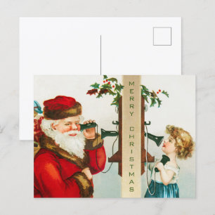 Un alegre Santa Claus de Navidad por Ellen Clapsad