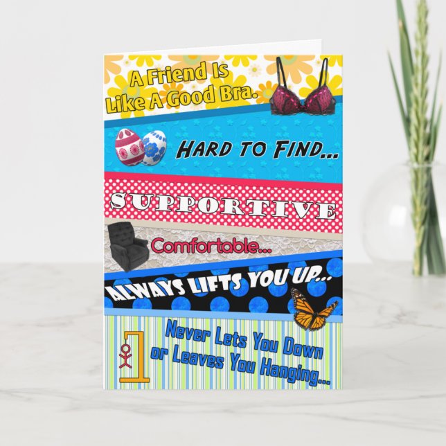 Un amigo es como una tarjeta de felicitación de Br (Anverso)