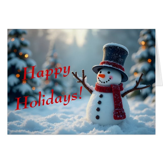 "Un amigo es un regalo", tarjeta de vacaciones de  (Anverso (Horizontal))